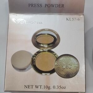 Amuse USA Press Powder KL57-6 Toast Matte  Butterfly Compact New In Box
